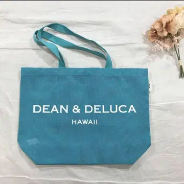 [새상품] DEAN&DELUCA 메쉬 토트 민트 그린 하와이 한정판 L