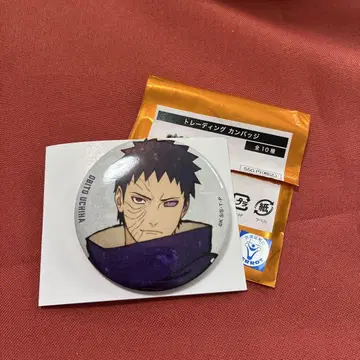 NARUTO 우치하 오비토 캔배지 베이스야드 도쿄 새상품