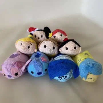[묶음 판매] 디즈니 Tsum Tsum 봉제 인형 9개 세트