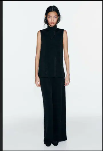 [미사용 새상품] ZARA 자라 와이드 레그 팬츠