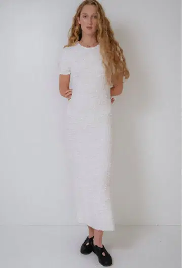 HONEY MI HONEY back open swell jacquard