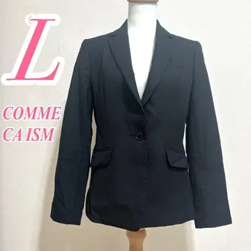 COMME CA ISM 테일러드 자켓 L 블랙 오피스 캐주얼