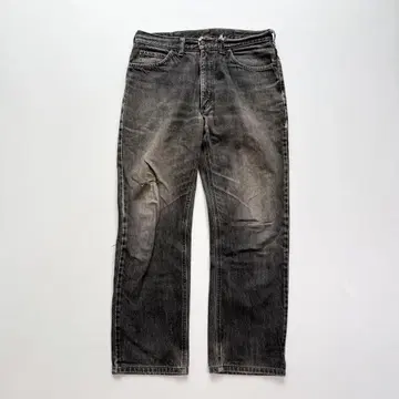 Lee 선염 블랙 데님 빈티지 C448
