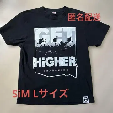 SiM 블랙 티셔츠 L 사이즈 밴드 티셔츠