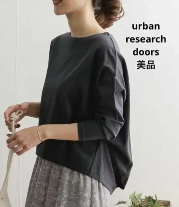 [새상품급] URBAN RESEARCH DOORS 코튼 턱 풀오버