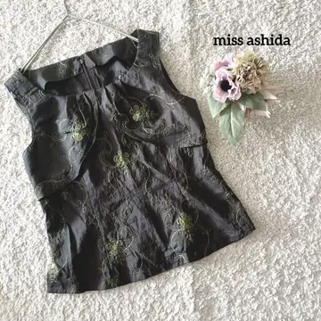 미스 아시다 자수 슬리브리스 상의 7 겨드랑이 패드 miss ashida