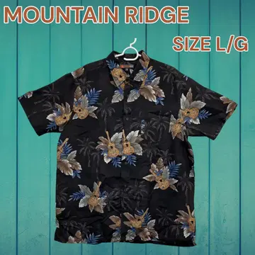 MOUNTAIN RIDGE 알로하 셔츠 L/G 사이즈 0197-502