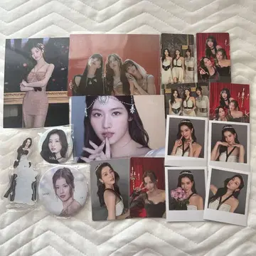 TWICE MISAMO 사나 트레이딩 카드 캔뱃지 랜트레
