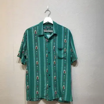 VINTAGE E.L. 빈티지 엘르 알로하 셔츠 레이온 마리아