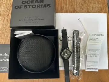 새상품급 Blancpain x Swatch OCEAN OF STORMS