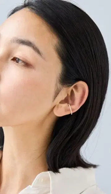 인기 쥬에테 이어커프 지르코니아 실버