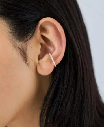 인기 쥬에테 이어커프 지르코니아 실버