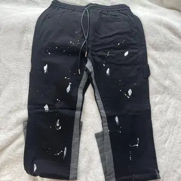 바가치 블랙 데님 팬츠