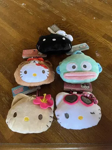 헬로키티 카라비너 봉제인형 지퍼 마스코트