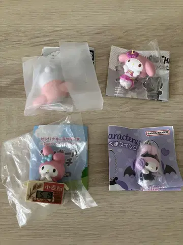 산리오 마이멜로디 캡슐 토이 경품 4종 세트