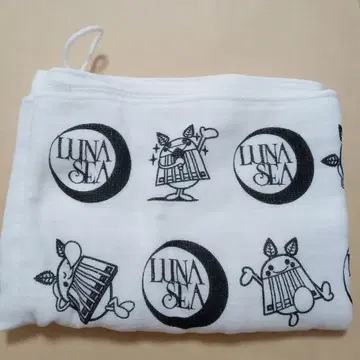 미사용 LUNA SEA 루프 타월 거즈 화이트 블랙 2019-2020
