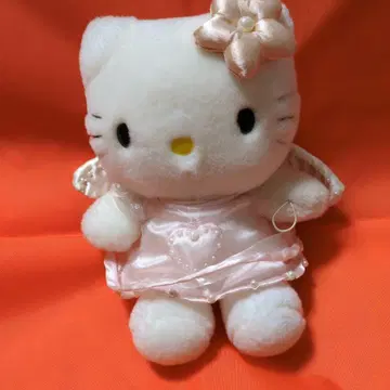 헬로키티 봉제 인형 전보 엔젤 당시 물품 레어 헤이세이 1998년 제작