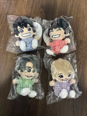Lil 칸사이 봉제 인형 4체 세트