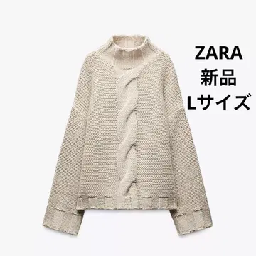 케이블 니트 스웨터 ZARA