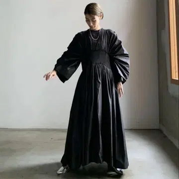Renata Brenha 플리츠 개더 드레스 원피스