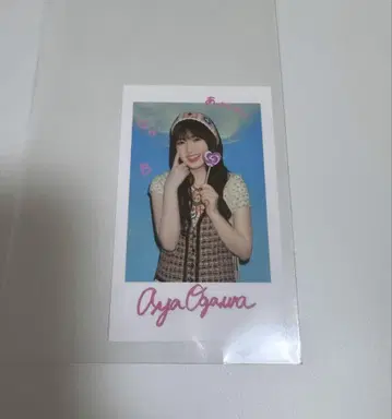 오가와 아야 NOGI CAFE 폴라로이드풍 스티커
