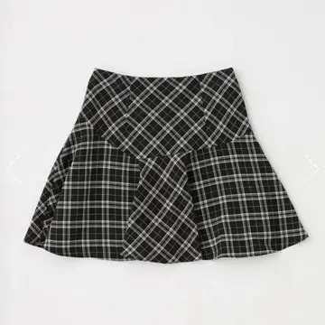 MOUSSY TARTAN ASSYMMETRY 미니 스커트 사이즈 1