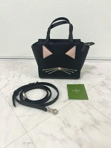 미사용 kate spade new york 2way 고양이 백