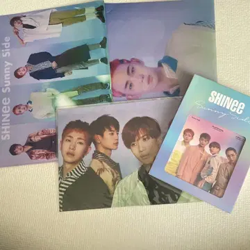 SHINee Sunny Side 초회 한정판 특전 클리어 파일, 엽서