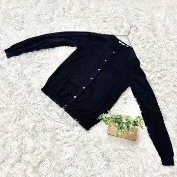 새상품급 [ UNIQLO ] 유니클로 UV컷 크루넥 가디건 (M)