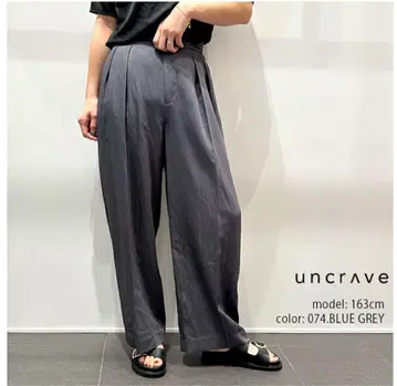 언크레이브 uncrave 드레이프 트윌 와이드 팬츠 사이즈 0