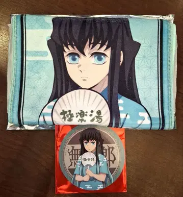 극락탕 귀멸의 칼날 토키토 무이치로 타월 코스터