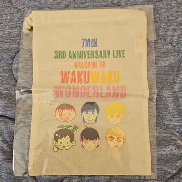 7m!n 멤버 자필 초상화 파우치 3주년