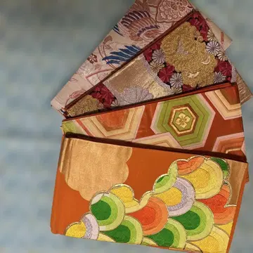 [] 전통적인 일본 의류용 오비 5세트