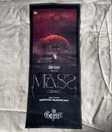 the GazettE FACE TOWEL LIVE TOUR 'MASS'