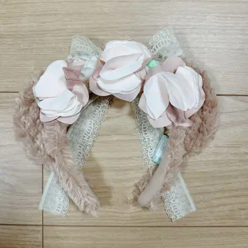 셰리메이 머리띠 꽃 리본 레이스