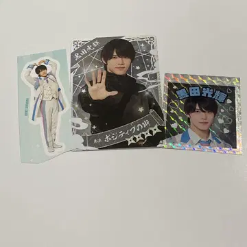 This is 닌자 쿠로다 코우키 포토 카드 스티커 세트