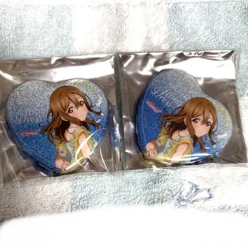 바다의 반짝임 캔뱃지 쿠니키다 하나마루 Aqours 2개 세트