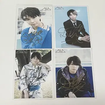 M!LK 시오자키 다이치 친필 사인 브로마이드