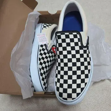 Vans V98CLA 슬립온 블랙/화이트 체크 10H