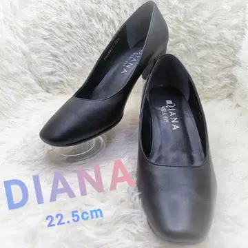 [ 새상품급, 무료배송 ] DIANA 스틸레토 펌프스 22.5cm 블랙