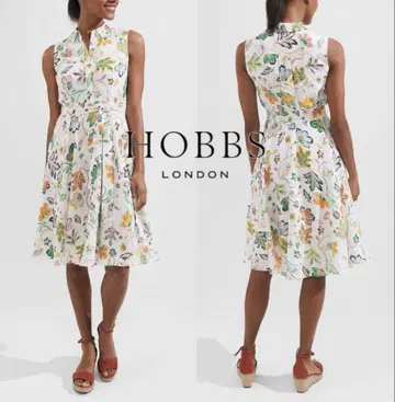 HOBBS LONDON 플라워 프린트 셔츠 드레스