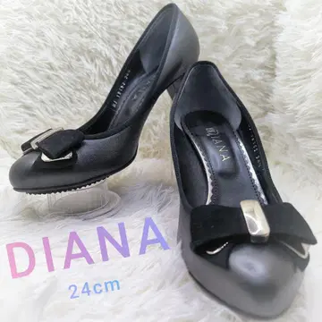 [새상품급, 무료배송] DIANA 블랙 하이힐 24cm 블랙