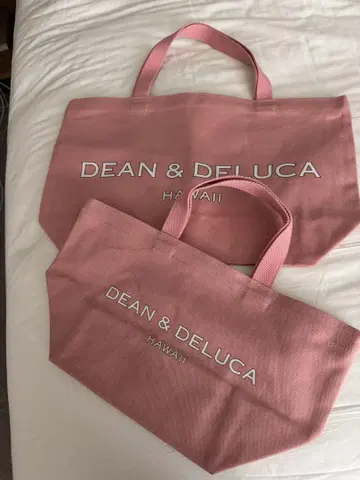 DEAN & DELUCA 핑크 토트백 세트 하와이 한정판