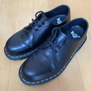 Dr. Martens 화이트 스티치 3홀 UK6 25cm