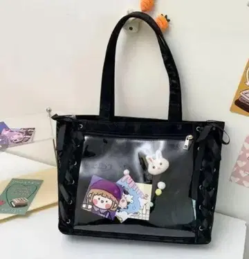 대용량 A4 숄더백 토트백 블랙