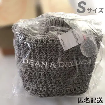 DEAN & DELUCA x BEAMS 크로셰 바스켓 백 그레이 S