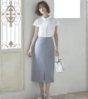 RUIRUE BOUTIQUE 세미 타이트 롱 스커트 [멀티 사이즈]