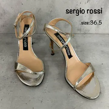 sergio rossi 세르지오로시 스트랩 샌들 실버