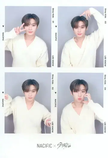 StrayKids LeeKnow NACIFIC 콜라보 4CUT 프레임