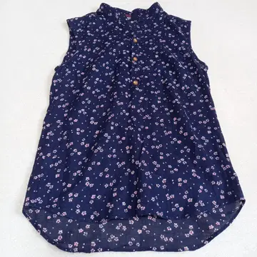 [ pal'las palace ] 팔라스 팰리스 꽃무늬 슬리브리스 셔츠